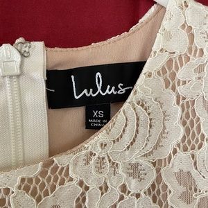 Lulu’s White Lace Dress